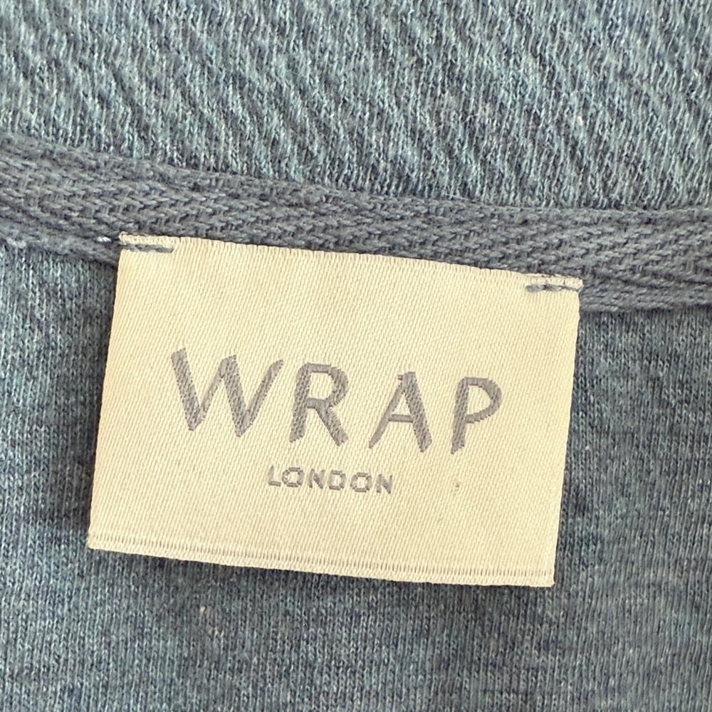 Blue Wrap London Cardigan with Snap Enclosures - Picture 3 of 6